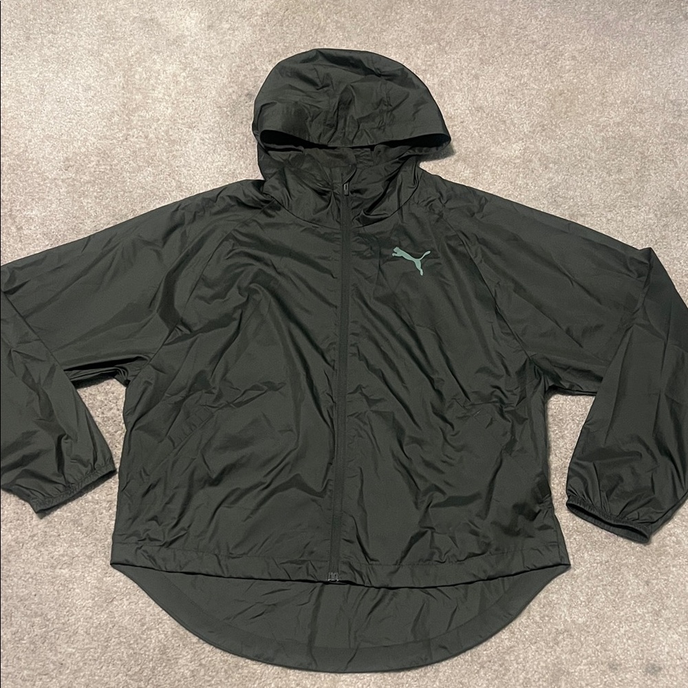 PUMA Women’s Olive Green Windbreaker